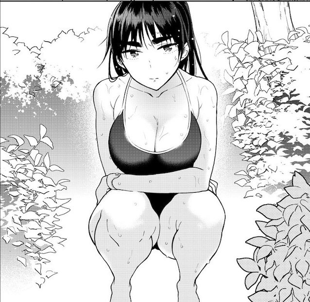 manga, anime, bathing suit, doujin, thighs