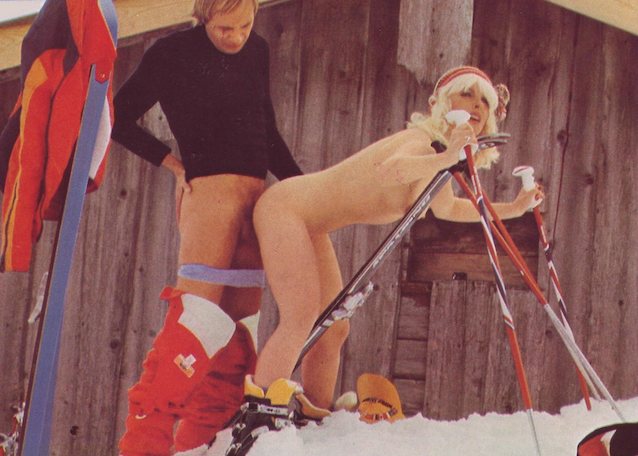 snow, blonde, vintage