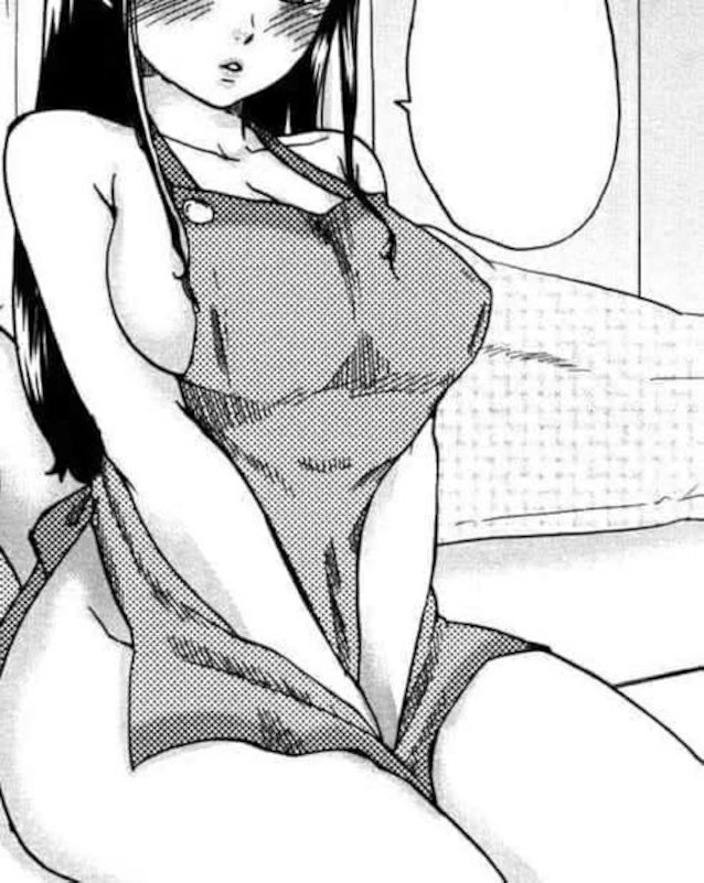 bigtits, apron, hentai, manga, bigass