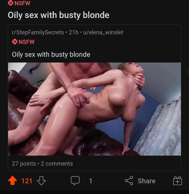 blond, busty, oily, horny, hard