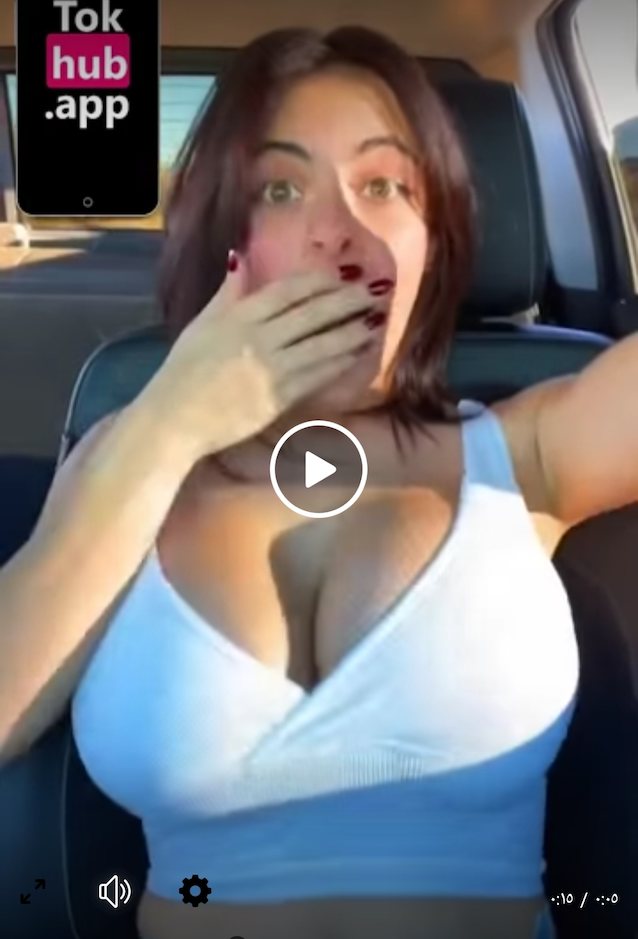 big boobs huge tits car