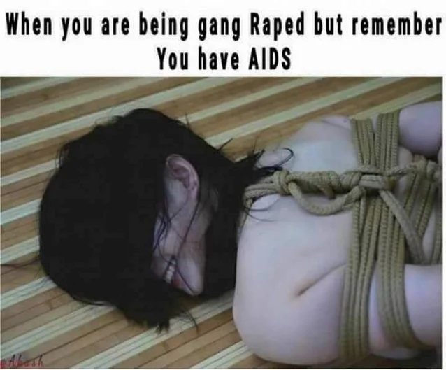 bondage, gang rape, bound, forced, happy