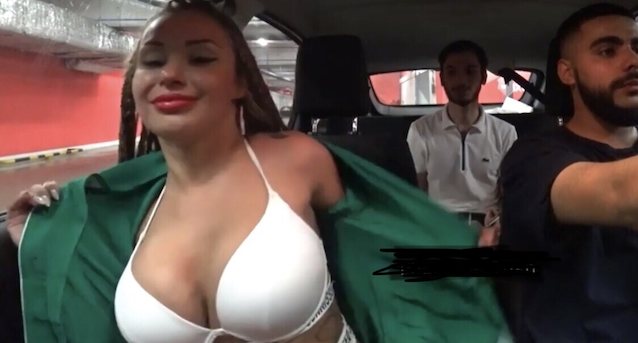 car, tits, fuck