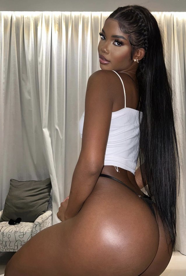 ebony, black, big ass, sfw, thong