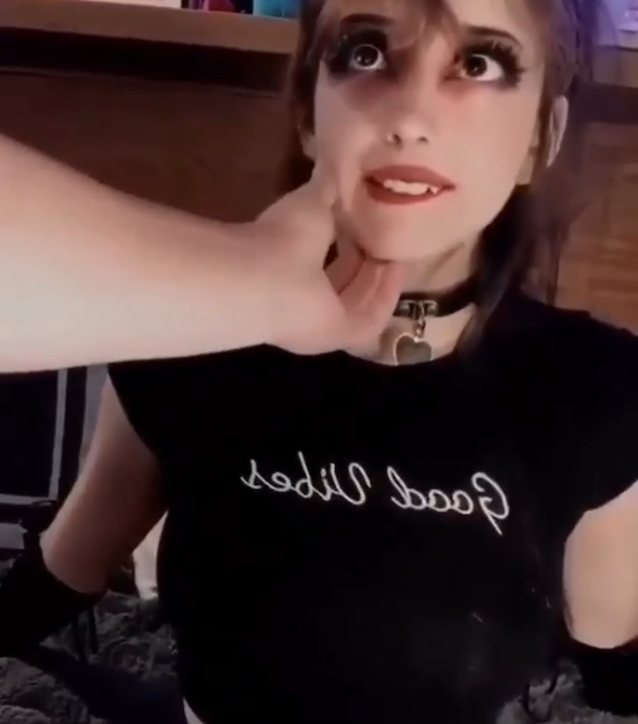 redhead, big eyes, lip bite, slap, slapped on face