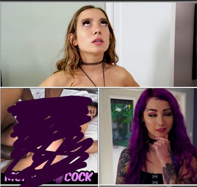 purple hair, petite, slim, squirting, hardcore