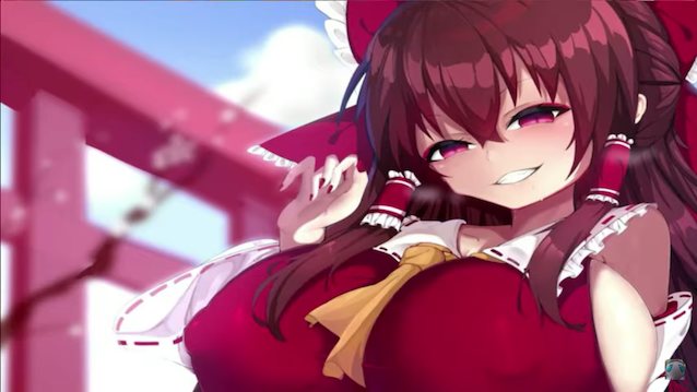 big tits, reimu hakurai, touhou