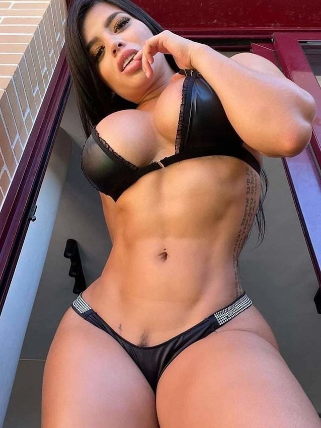 pro, sfw, bikini, big tits, muscular