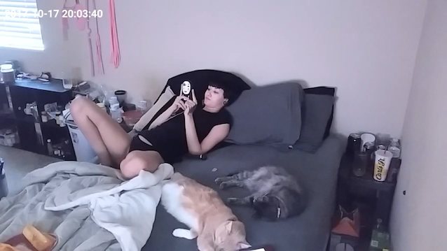 brunette tattoo masturbate