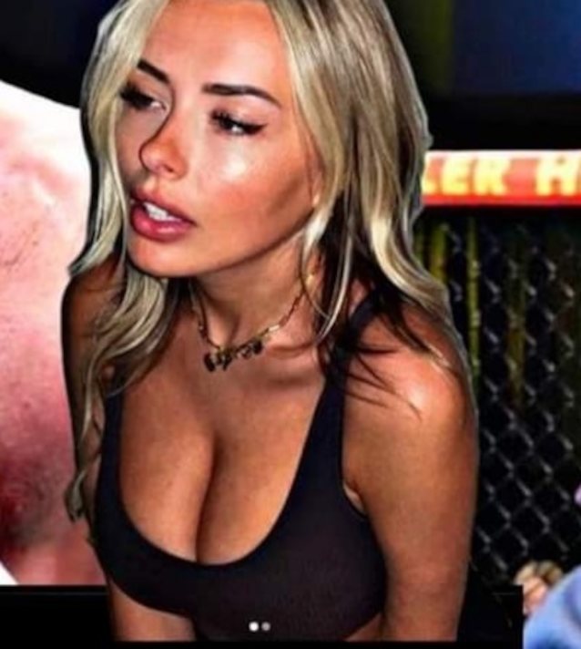 onlyfans, blonde, tits, fighter, nose