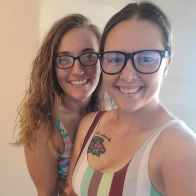 twins, glasses, beauty