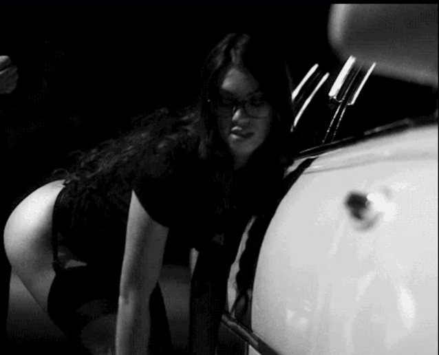 dark filter, stocking, glasses, car, leggings