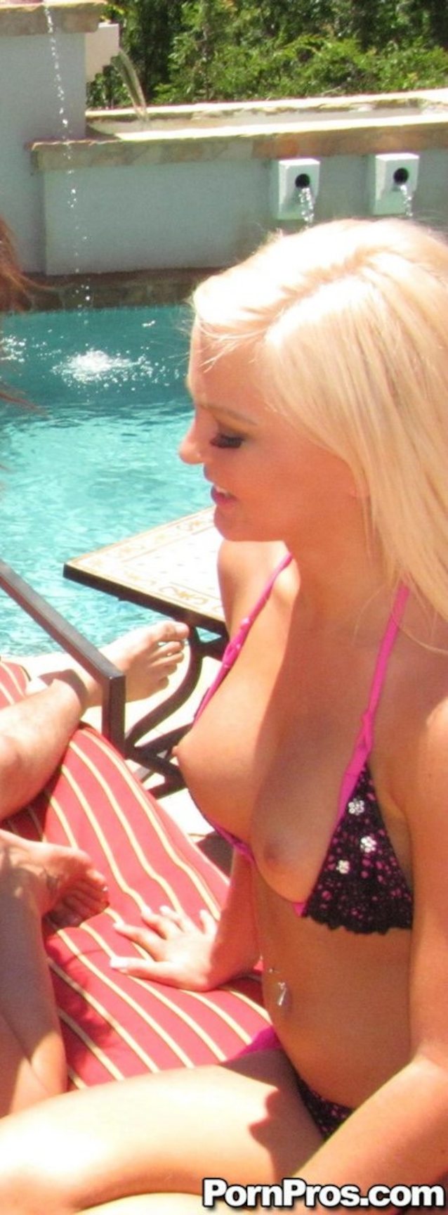 blonde tits bikini