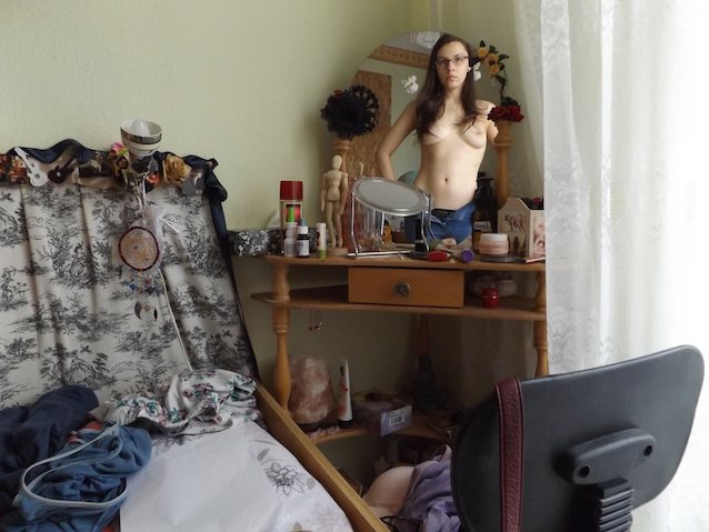 amateur, hungarian, topless, selfie, tits