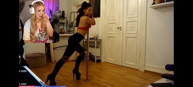 twitch, streaming, who is she, pole dancing, camming