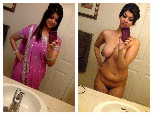 saree, indian, sexy, selfie, mirror