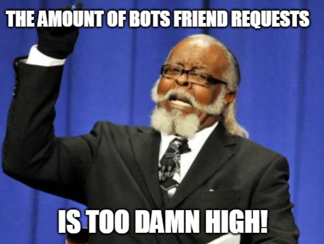 spam, bots, friend, request, new accounts