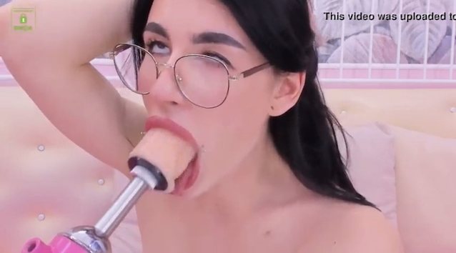 deepthroat, blowjob, ahegao, throated, deepthroat machine