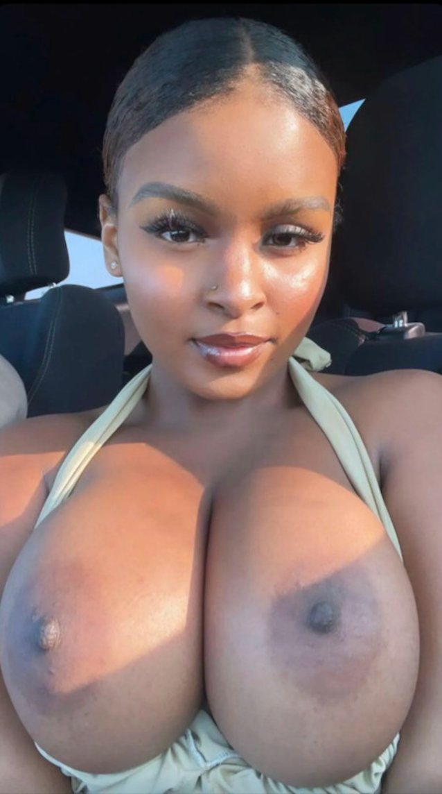 ebony, big tits, black