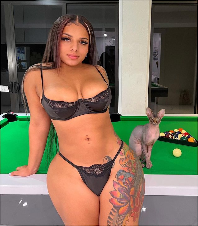 ebony, thick, tattoo