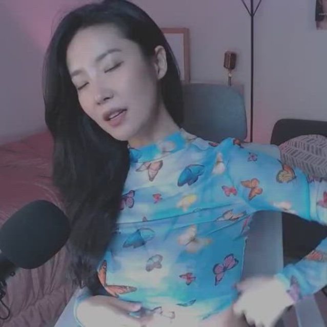 camgirl, asian, lick, armpit