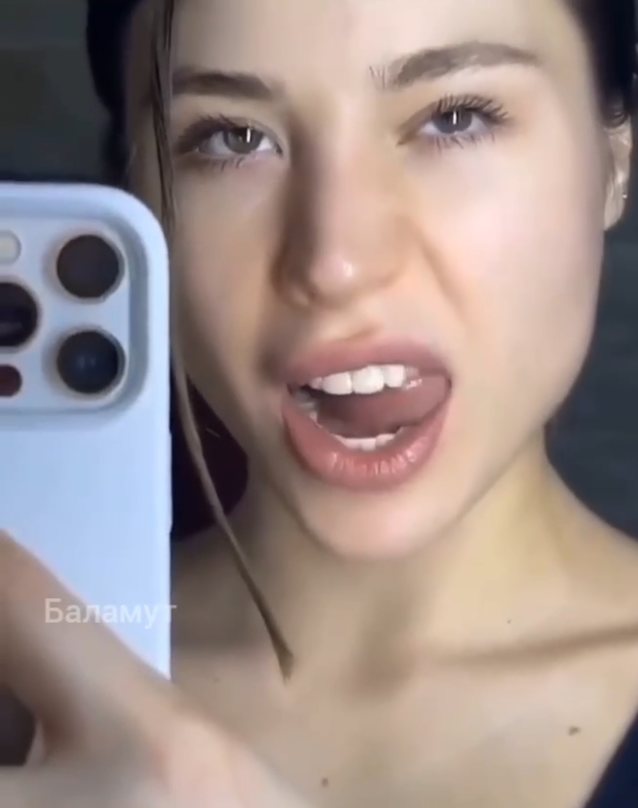 tiktok, brunette, sexy, tounge, nude