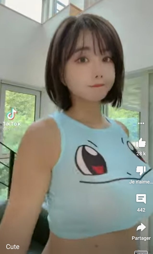 asian, natural boobs, dancing, cute