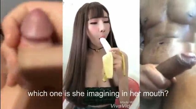 camgirl, asian, sucking, big tits