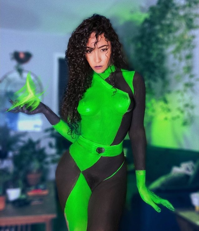 cosplay curly paint