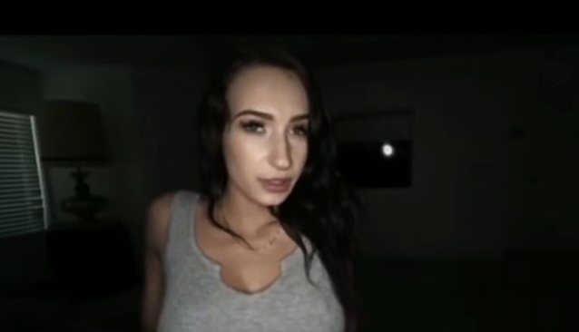 big tits, dark room, pov