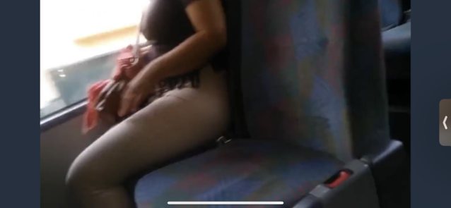 public transport, milf, white, brunette, blowjob