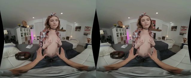 stepdaughter, stepdad, vr porn, side by side, virtual reality