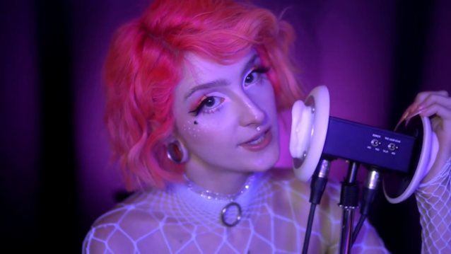 asmr, pink hair, amateur