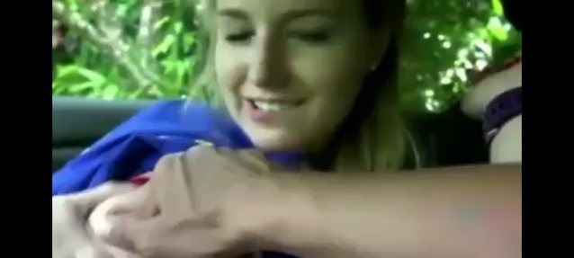 blonde, car sex, outdoors, teen, great tits