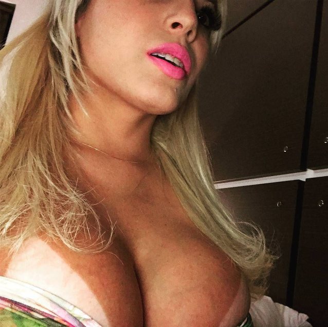 blonde boobs babe