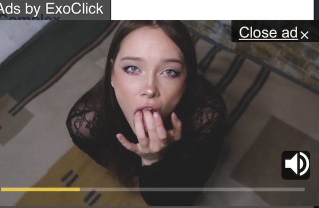 porn ad, brunette, ahegeo