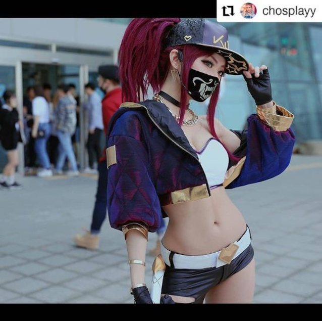 cosplay, cosplayer, league of legends, akali, kda