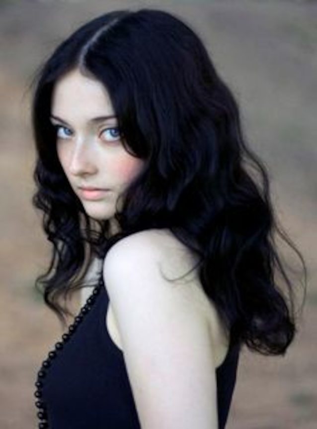 blue eyes pale brunette