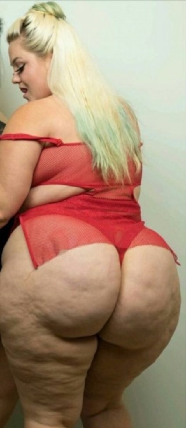 bigass, cellulite, red panty