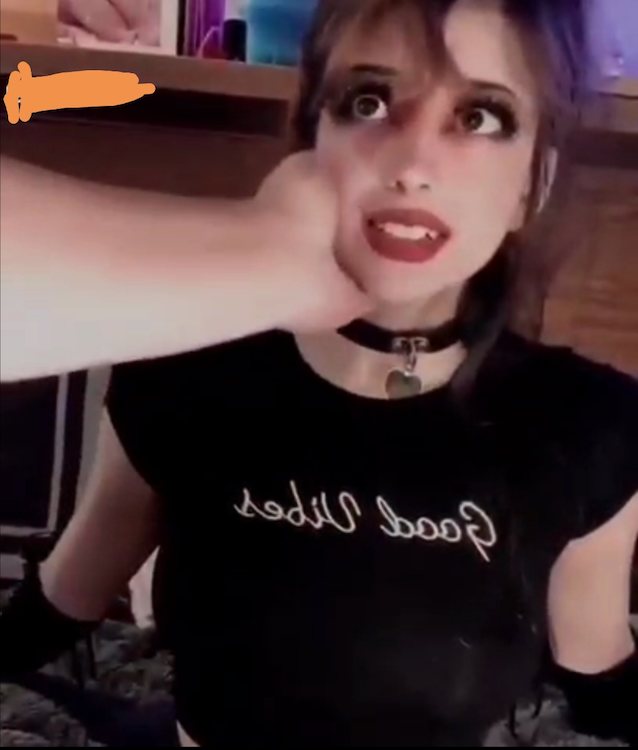 onlyfans, ahegao, makeup, sub, slapped