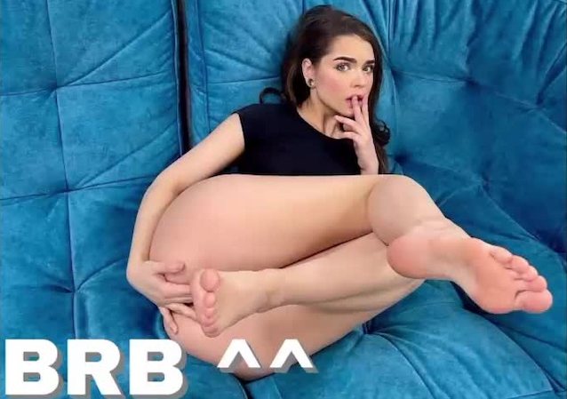 brunette, long hair, feet, porn ad, advertisement