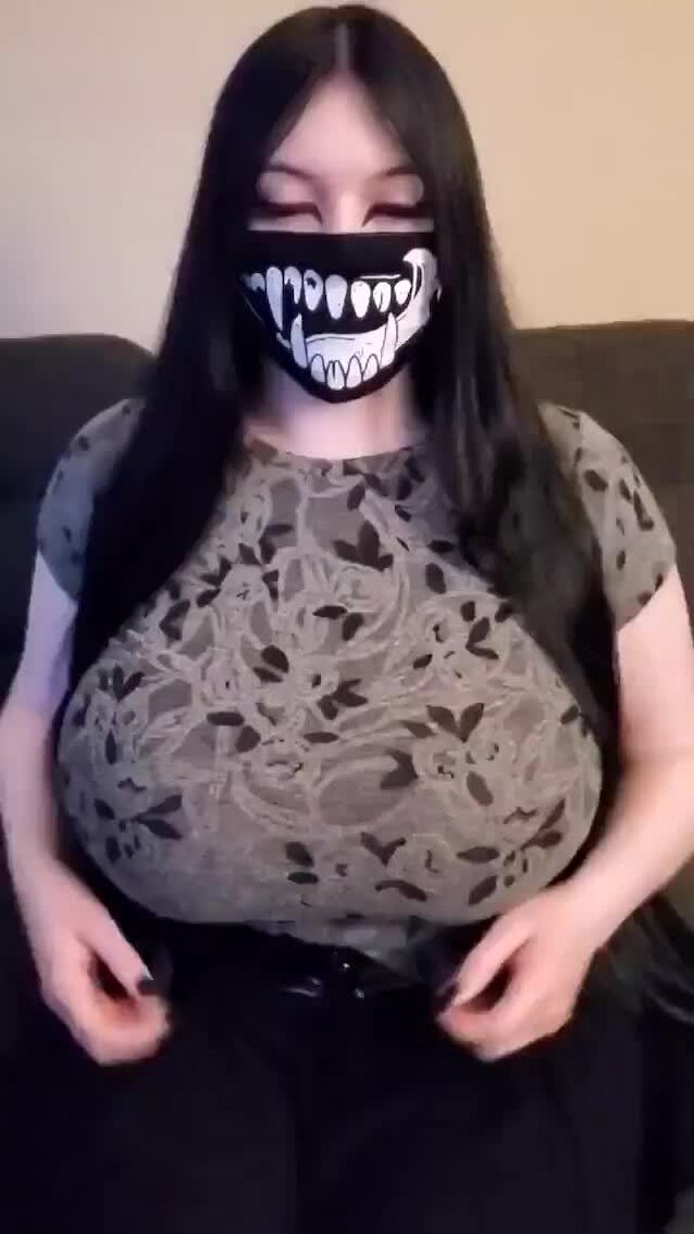 big tits, goth, titty drop, fat tits