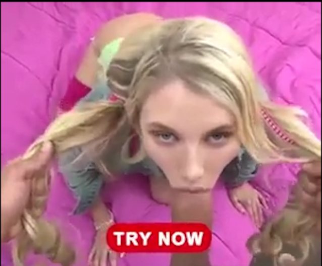 pov, blowjob, blonde, pigtaisl, deepfake