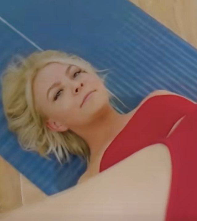 amateur, blonde, exercise, yoga, sexy