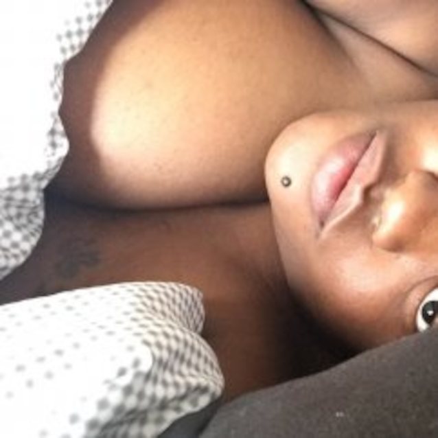 ebony, big tits, selfie