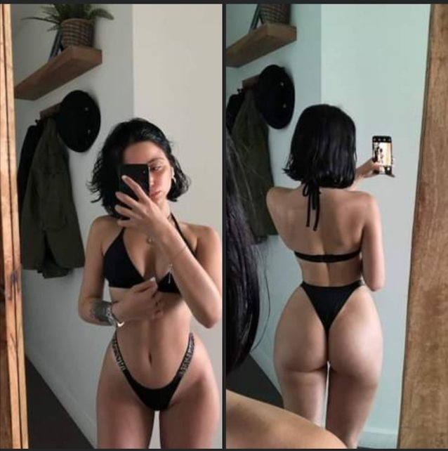 short hair, bikini, ass, boobs