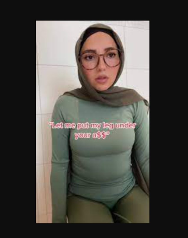 tiktok glasses hijab