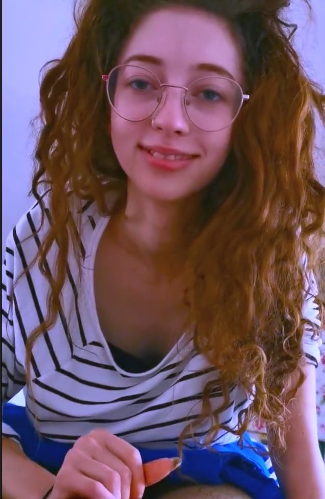 blowjob, glasses, redhead, cute, amateur