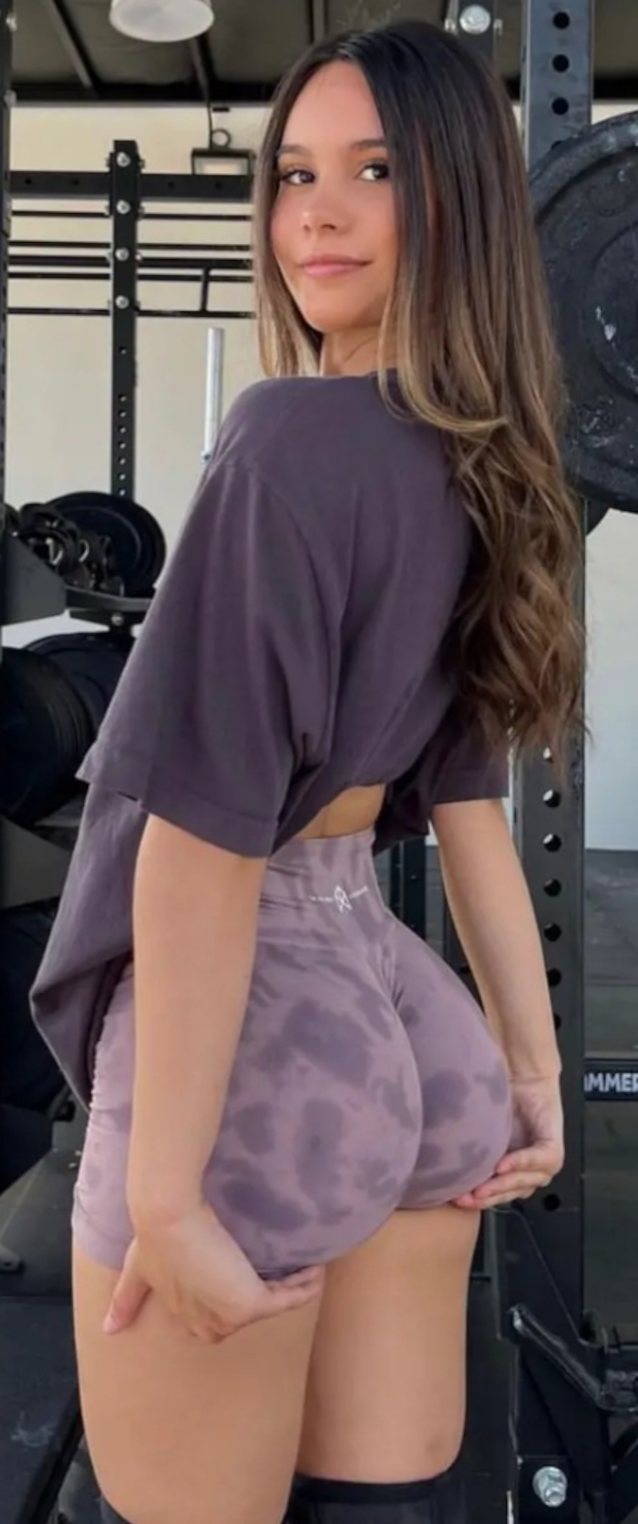 ass, yoga shorts, workout booty, booty holding