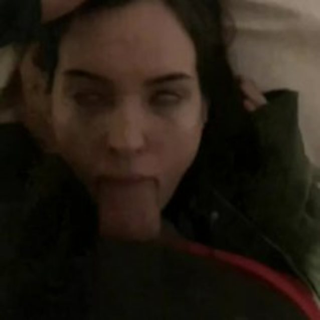 teen brunette blowjob
